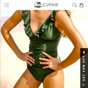 One piece bathing suit